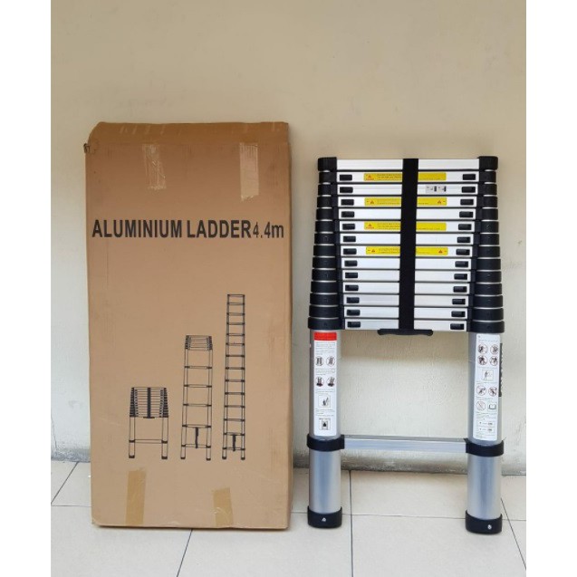 Tangga Lipat Telescopic | Tangga Aluminium Telescopic 4.4 Meter