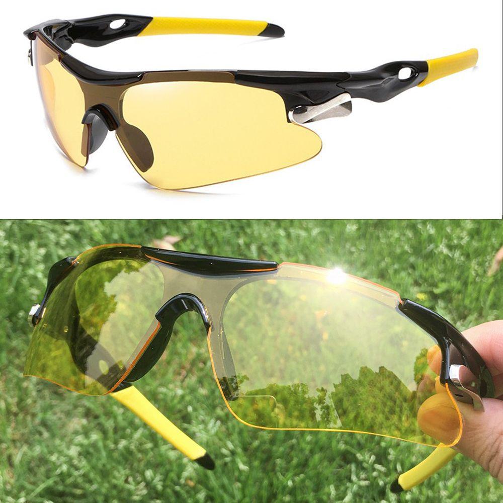 AUGUSTINA Bersepeda Kacamata UV400 Pria Wanita Vision Care Sepeda Peralatan Berkendara Olahraga Kacamata Gunung Sepeda Riding Protection Eyewear