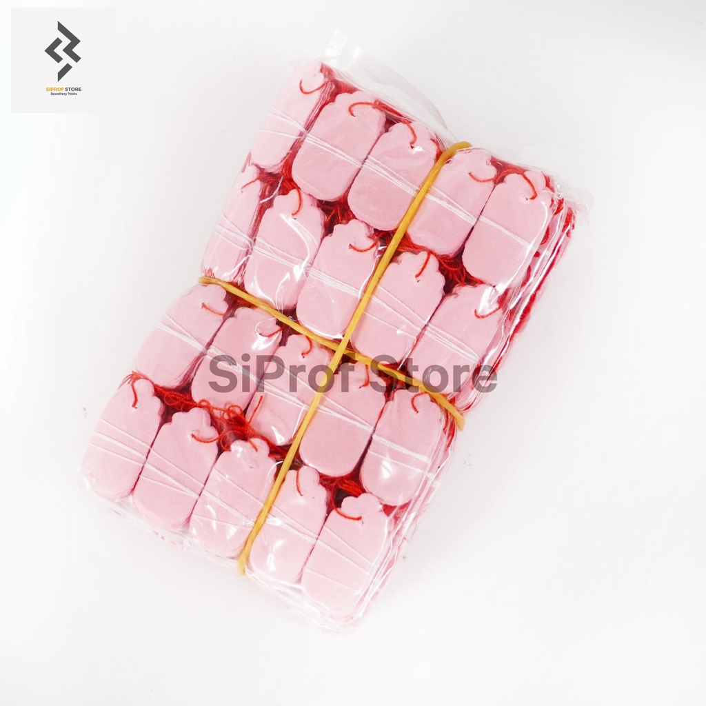 

Bandrol Harga Emas / Price Tag / Label Harga Perhiasan Ukuran Sedang 1 Pack (5 bungkus) Isi 1300 -