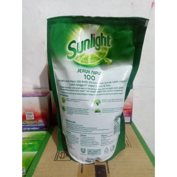 Sunlight Sabun Cuci Piring 460ml 650ml Jeruk Nipis