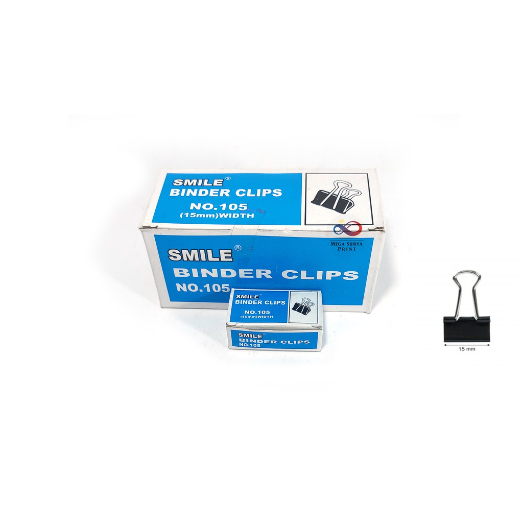 

Smile Binder Clips no 105