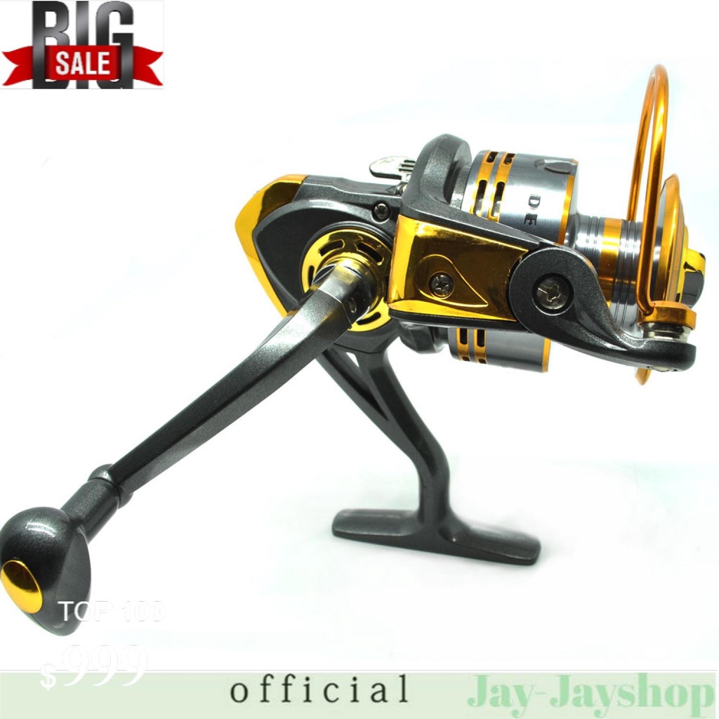 Debao Gulungan Pancing DB6000A Metal Fishing Spin Reel 10 Ball Bearing