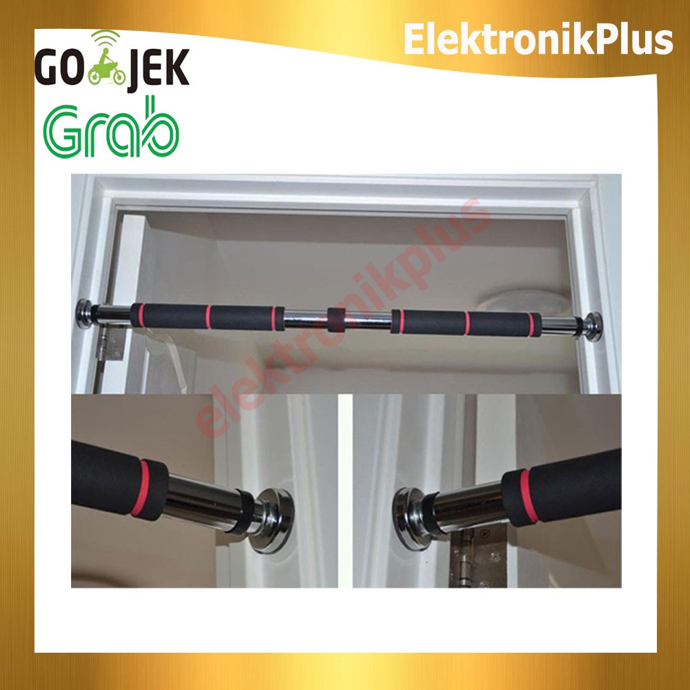 Tiang Pull Up Chin Up Sit Up Bar Dinding Adjustable Alat Fitness di Rumah TaffSport