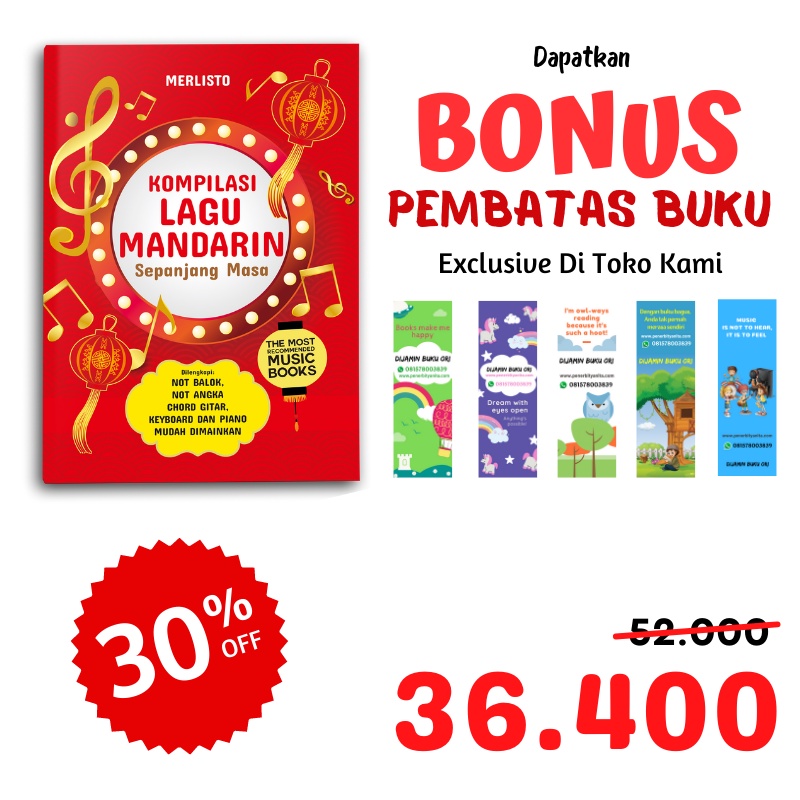 Yanita Buku Musik Kompilasi Lagu Mandarin Sepanjang Masa