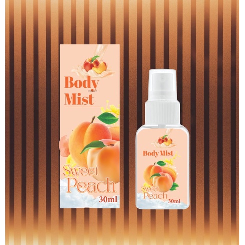 GEN - Parfum Body Mist Sweet Peach 30ml Premium / Parfum Sweet Peach 30ml / Parfum Wanita Wangi Tahan Lama