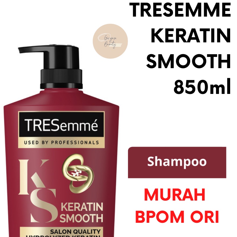 Jual Tresemme Keratin Smooth 850ml Sampo Shampo Shampoo Perawatan Rambut Original Indonesia 