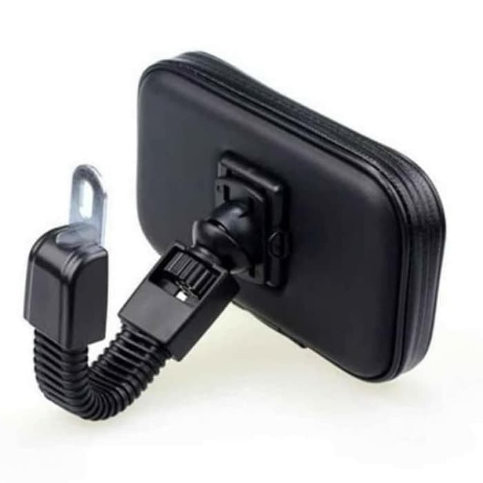 Holder HP Stang Speda Motor Anti Air + Lubang USB 6.3Inch