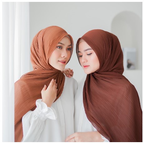 PASHMINA FULL PLISKET LIDI CERUTY BABYDOLL PREMIUM BABYDOLL PREMIUM TANPA GARIS TENGAH PROMO DISKON BISA COD