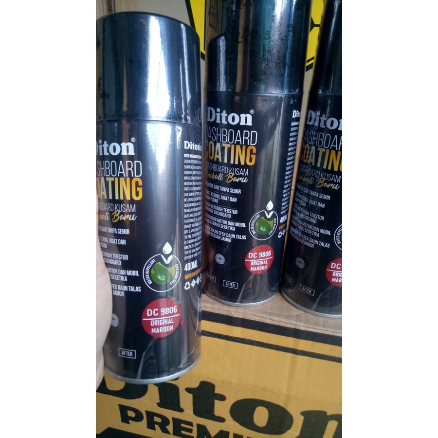 diton premium dashboard coating original maroon 9806 dc 9806 400ml 400cc