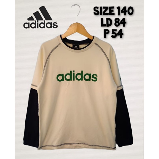 Adidas Crewneck Sweater Anak Remaja Branded Second Preloved