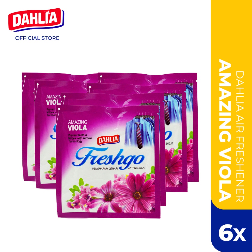 Jual Dahlia Freshgo Pengharum Lemari Gr Amazing Viola X Pcs