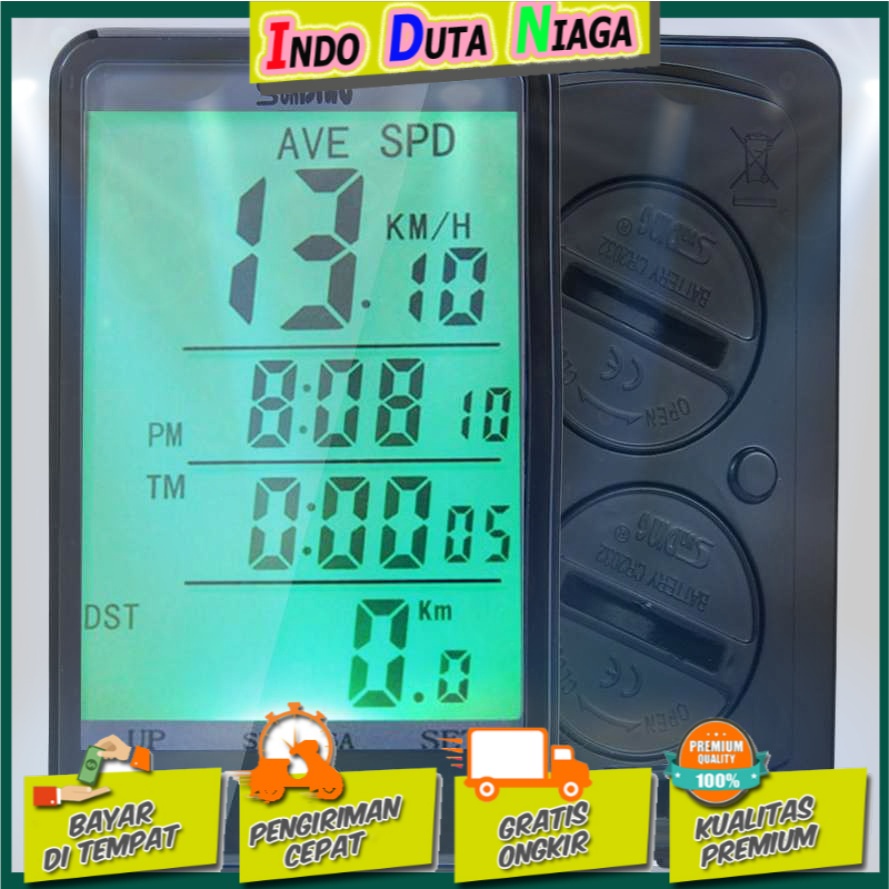 SunDing Speedometer Sepeda Touch LCD - SD-576A