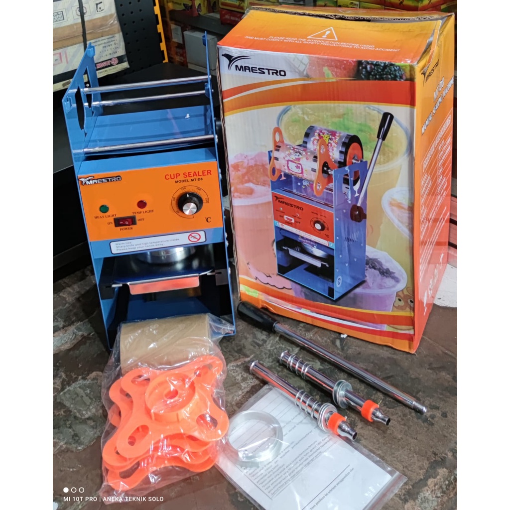 Mesin Cup Sealer D8 Maestro MT-D8 Aqua Cup Sealer ET-D8