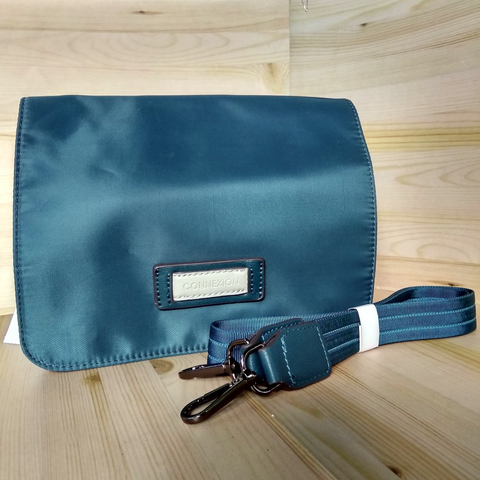 Connexion SYN7TL Sling Bag Tas Selempang Wanita Cantik Casual Teal Turqoise Original Matahari
