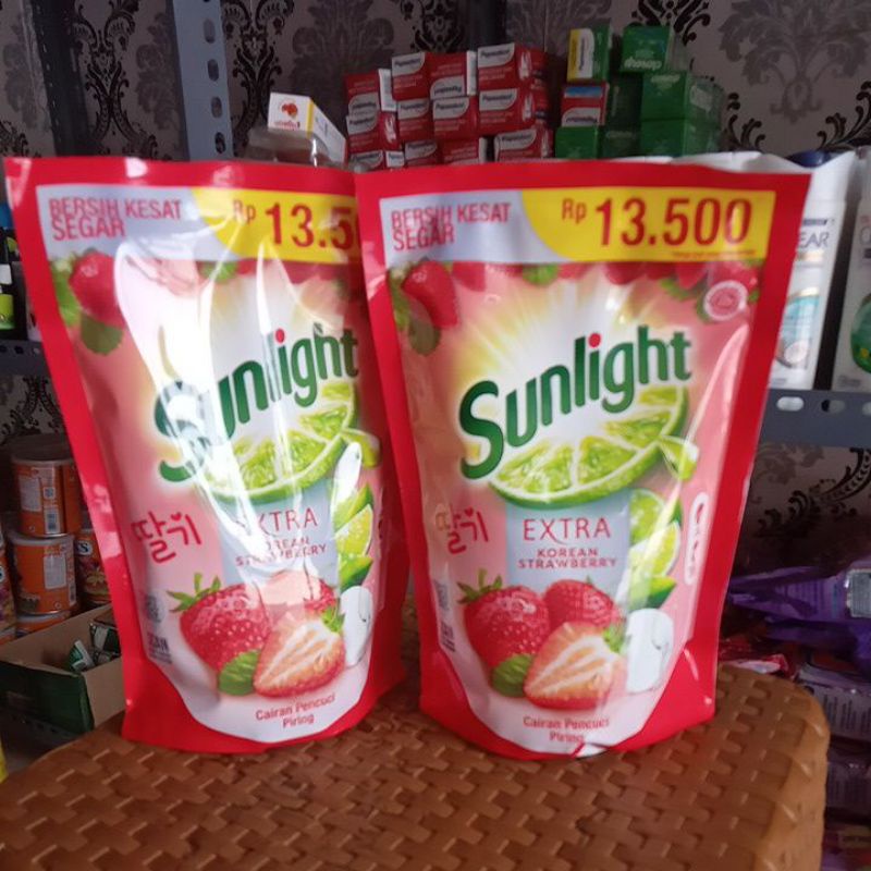 Jual SUNLIGHT KOREAN STRAWBERRY 560ML Shopee Indonesia