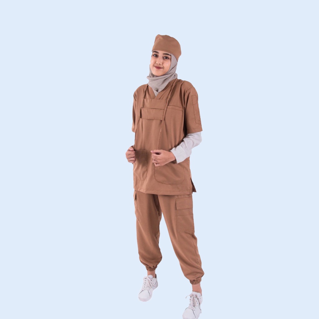 [COD] Baju Jaga Tenaga Medis Baju OK Jogger Lengan Pendek Ukuran Jumbo Bigsize Oversize Baju OKA Oxford Murah Baju Operasi Baju Perawat Seragam Medis Doctor Scrub Murah  Bahan Katun Oxford Premium Katun 100% Adem dan Nyaman Bisa Bayar Ditempat COD