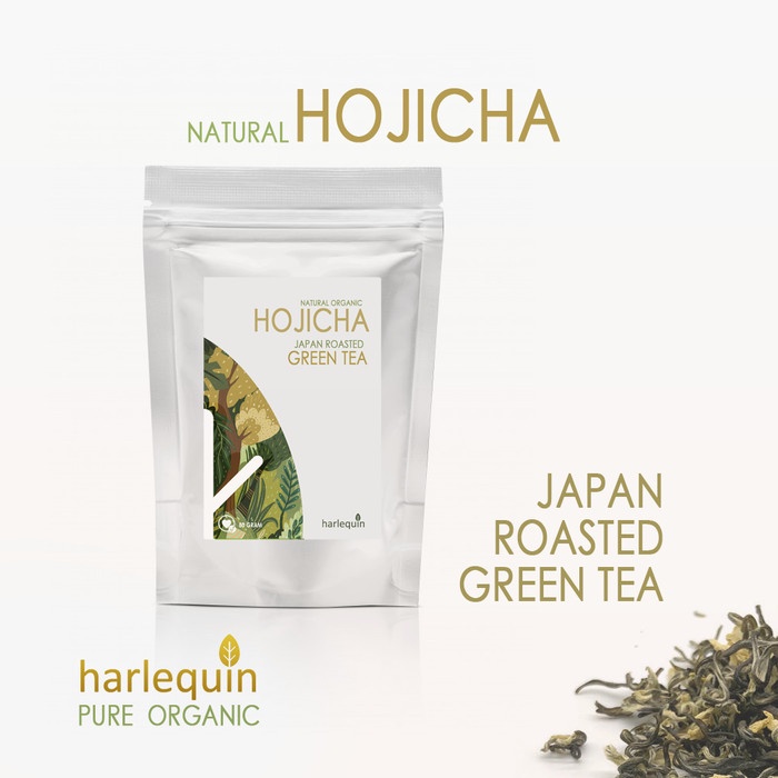 

teh-daun- hojicha tea 80 gram japan roasted green tea - loose tea -daun-teh.