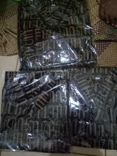 Batik Couple Keluarga Sania Ruffle Ori Ndoro Jowi Dnt Kondangan Pesta Nikahan Batik Modern