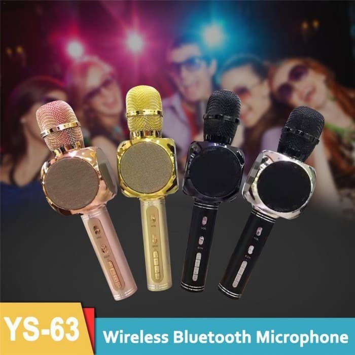 Mic bluetooth SU YSD YS 63 original 100% /mic smule YS63/mic ktv/mic karaoke/mic ORIGINAL MIC MERK