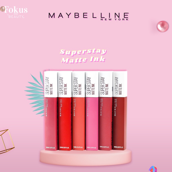 Maybelline Superstay Matte Ink Liquid Matte Lipstick Make Up - Lover
