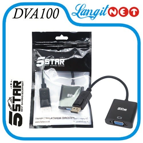 DVA100 5STAR DP MALE TO VGA FEMALE CONVERTER