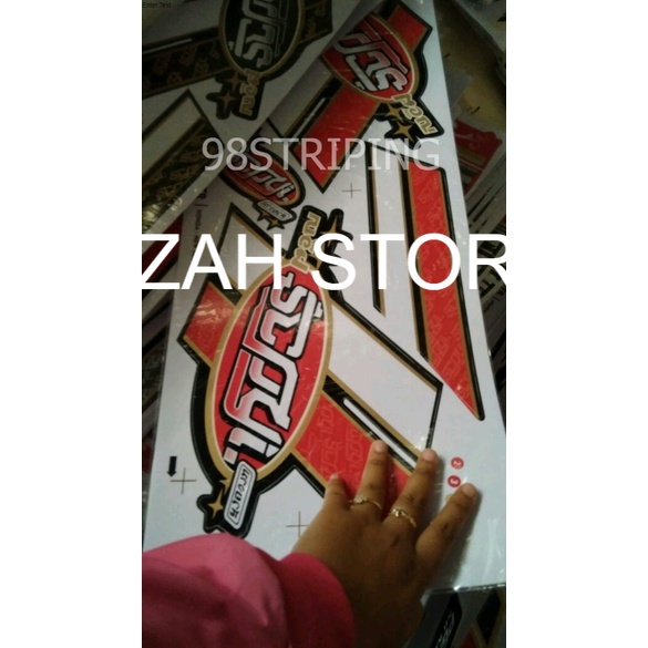 striping variasi scoopy thailand merah