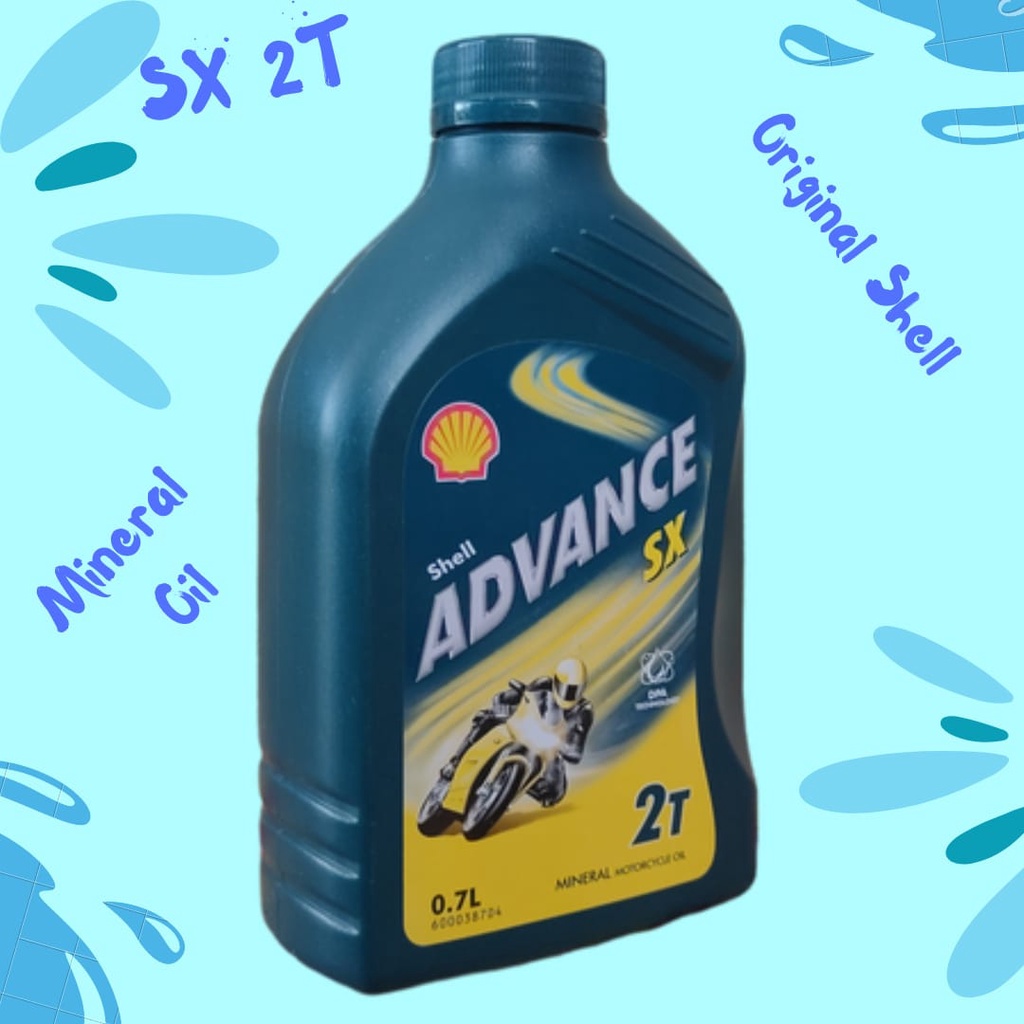 Oli Samping Shell Advance SX 2T/ Oli 2 Tak Original Shell SX 0,7L