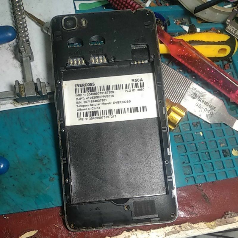 Lcd + Tochscreen EVERCOSS R50A