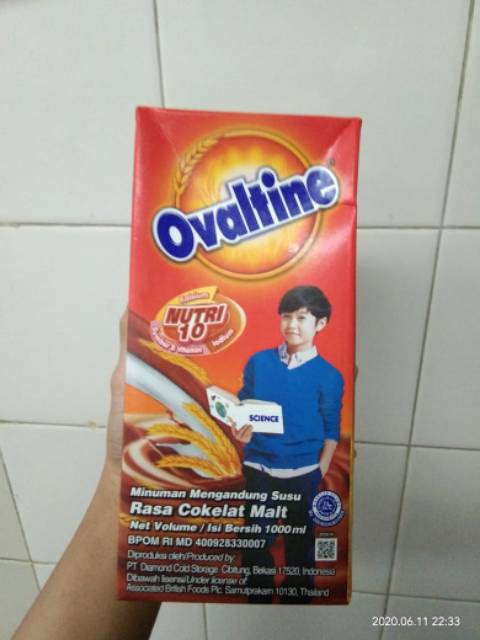 Ovaltine choco malt uht 1000 ml