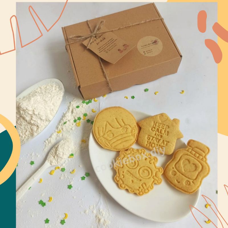 

cookies diy kit coron* vir*s |cookies box kit |cookies decoration |hampers cookies activity