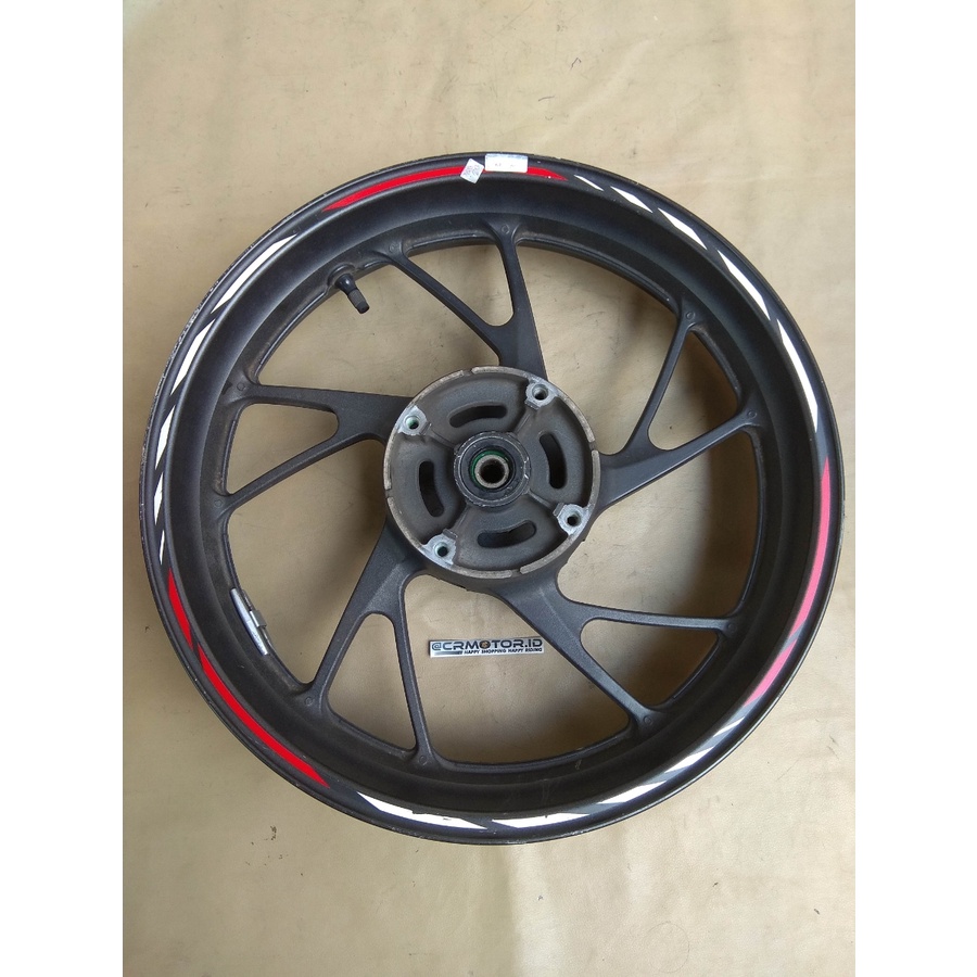 velg pelek racing belakang honda CBR CB 150 new LED facelift list merah putih  ori