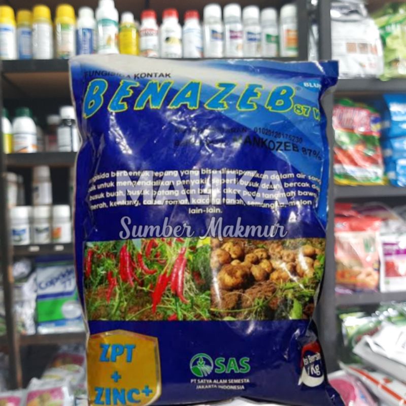 Fungisida BENAZEB 80wp 1kg BLUE