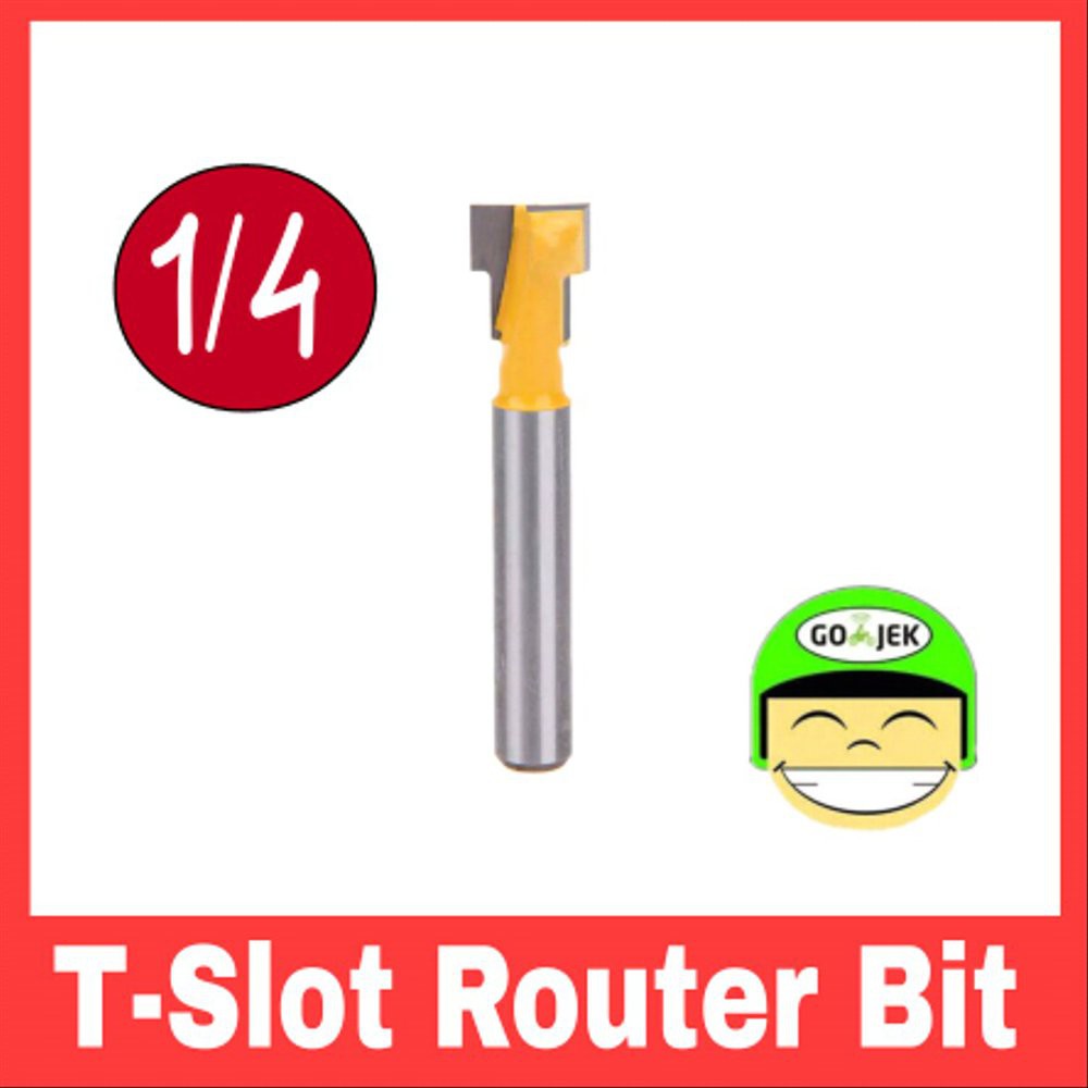 Dijual T slot Cutter Router Bit Mata Profil Slot Baut Terlaris