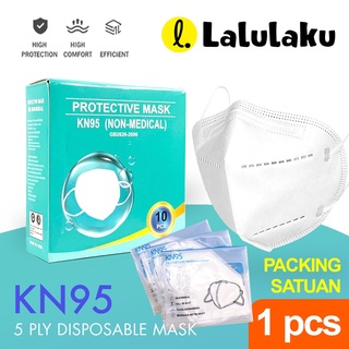 Lalulaku Masker KN95 5 Ply Anti Dust High Protection Anti virus