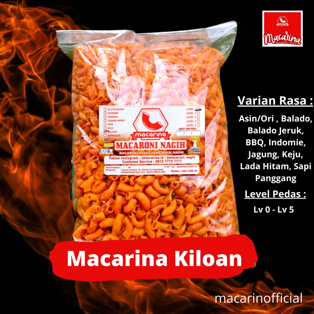 

Makaroni MACARINA KILOAN SPESIAL Makanan Ringan Cemilan Kiloan Snack Kiloan