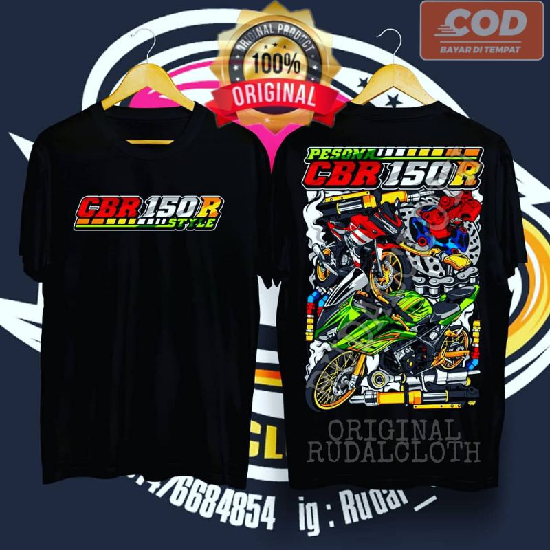 KAOS CBR150R / CBR150R / KAOS MOTOR CBR150R / KAOS DISTRO / ORIGINAL / CBR150R INDONESIA / COD