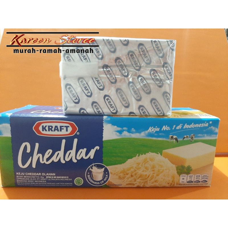 

Keju Kraft Cheddar 1kg