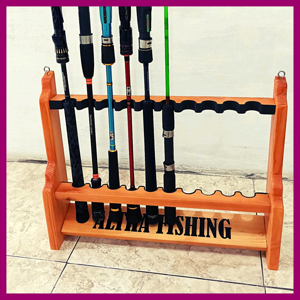 rak joran Rod Holder/Rak Joran Pancing /Rak Joran Dinding / Rak Joran  Portable