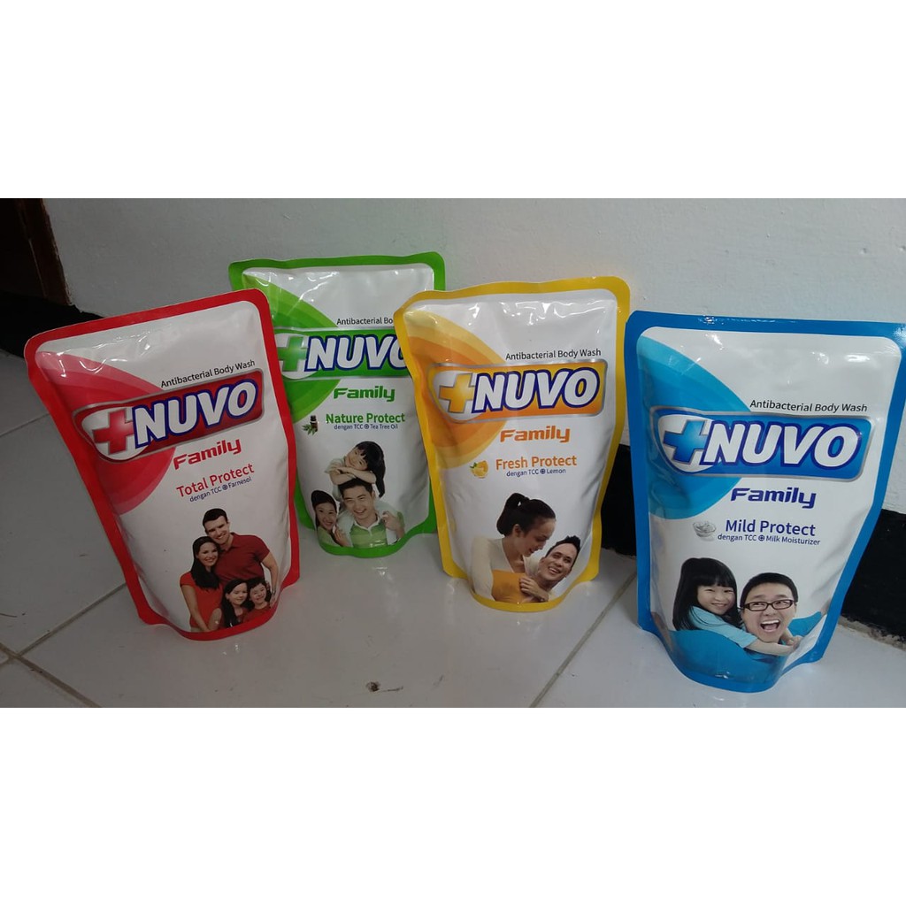 Nuvo Bodywash Sabun Cair Pouch 400ml