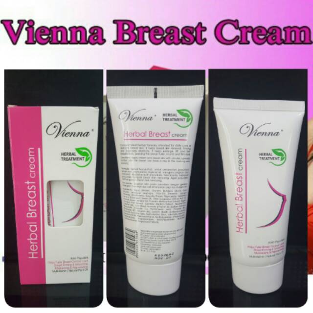 VIENNA HERBAL BREAST CREAM ORIGINAL BPOM - PEMBESAR DAN PENGENCANG PAYUDARA