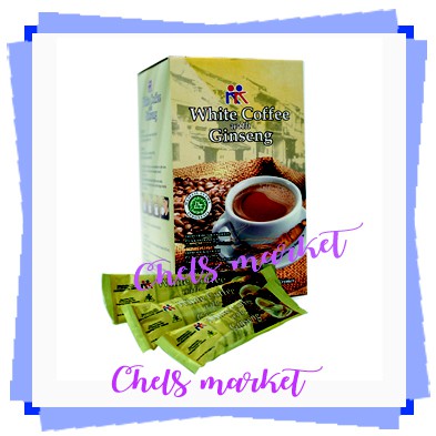 

White Coffee with Ginseng (isi 10 sachet)