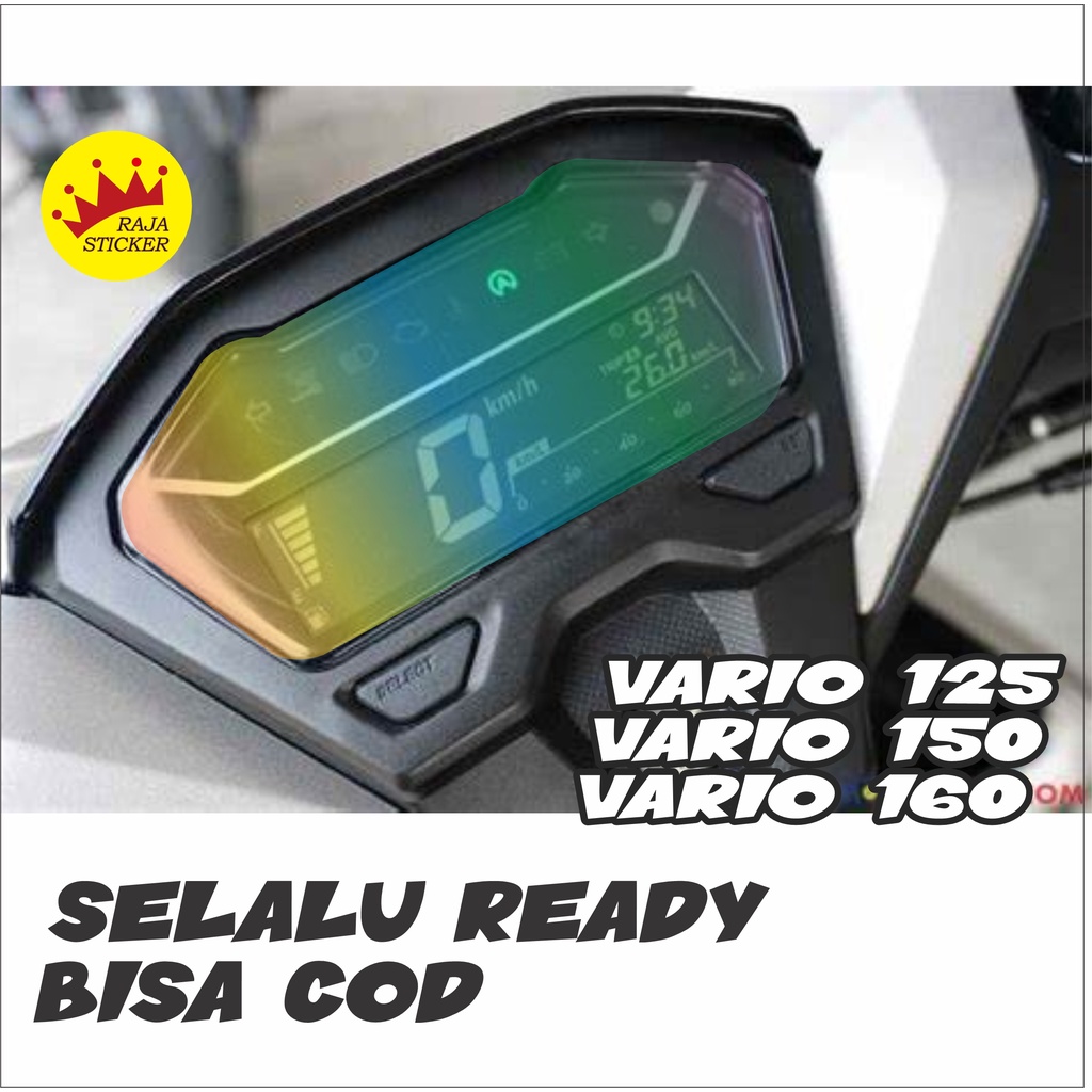 Stiker sticker anti gores untuk spidometer vario 125/150 th 2018 - 2021