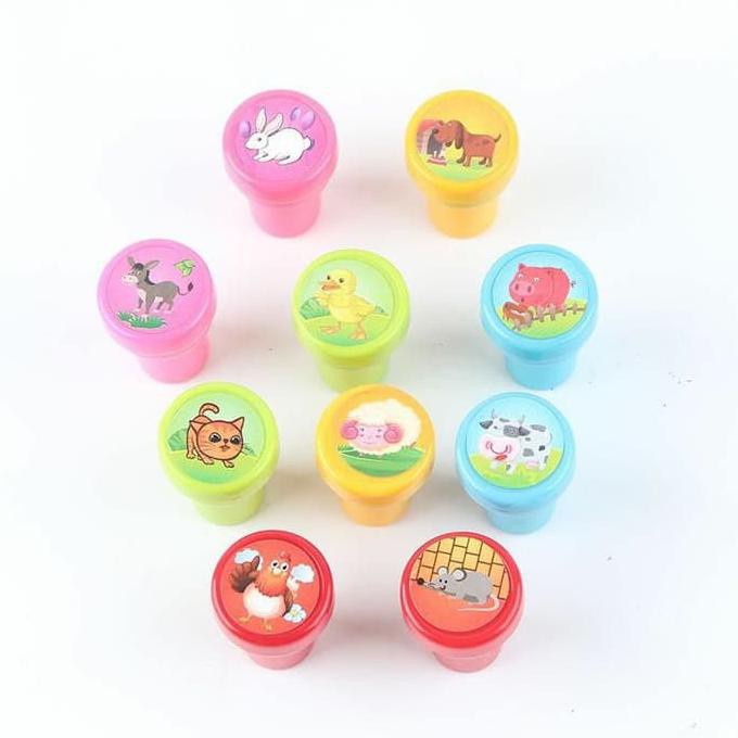 

Mainan Anak - Stamp Pad - Stempel Anak - Reward Stamp - Farm Animal Exclusive