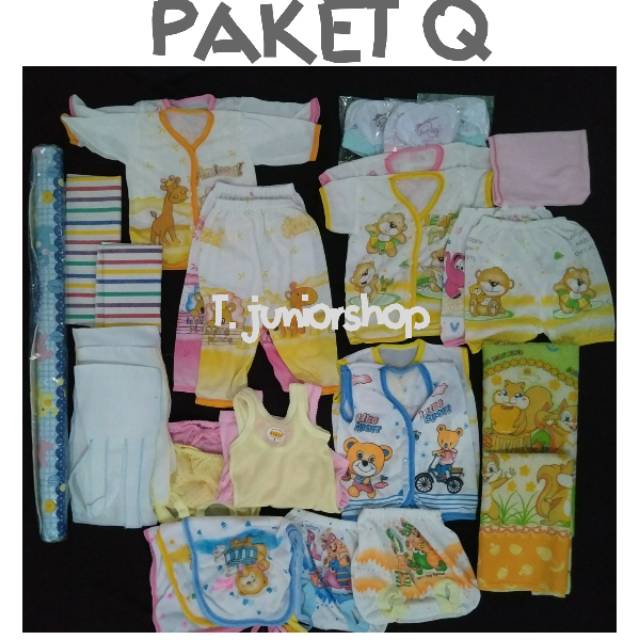 Paket Perlengkapan Baju Bayi Baru Lahir/PAKET HEMAT BAJU BAYI