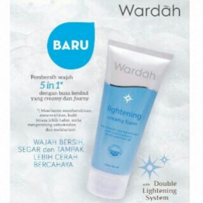 PROMO Wardah Sabun Cuci Muka Lightening Creamy Foam 60 ML | Shopee