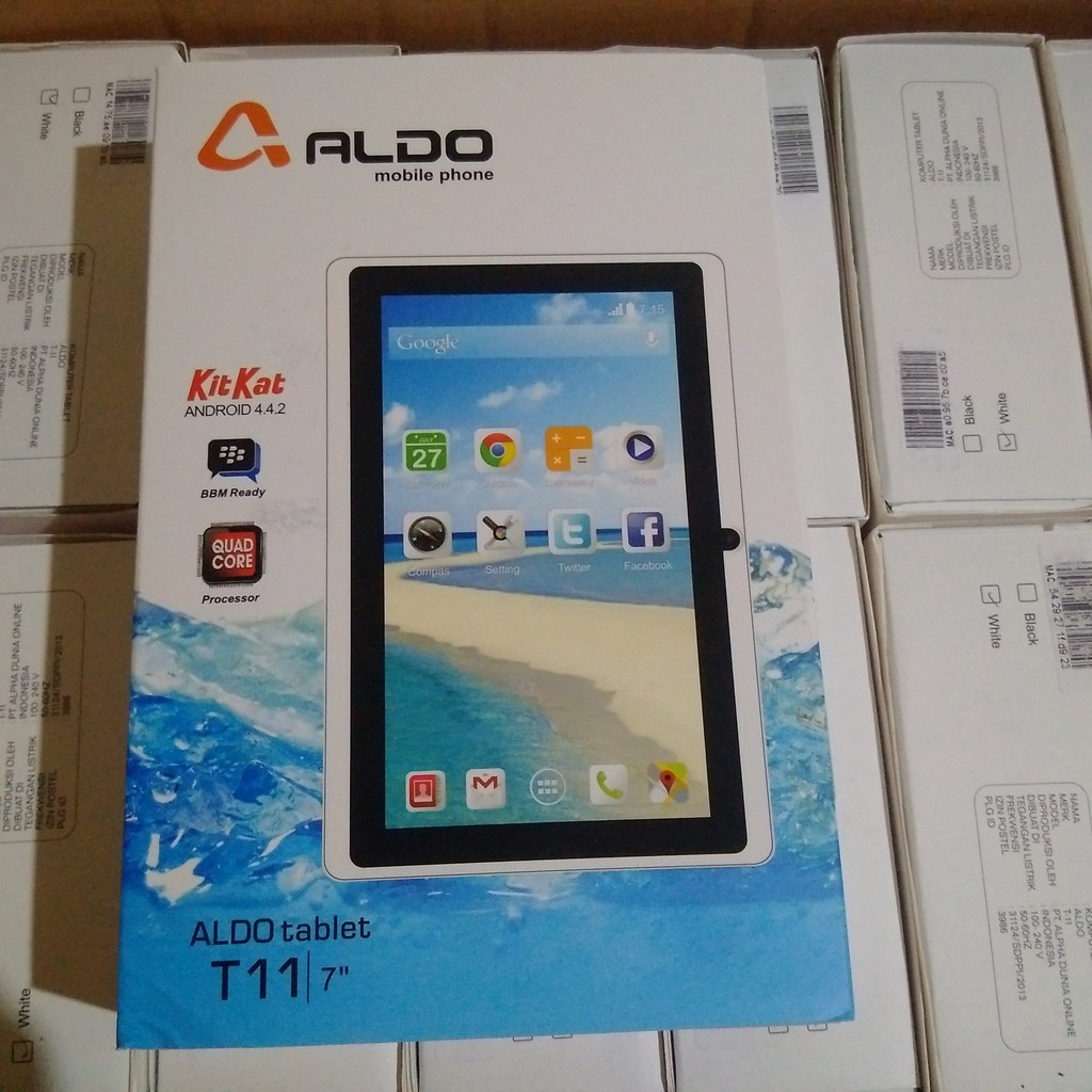 TABLET ALDO T-11 / T11 / T 11 /TAB  ANDROID MURAH WIFI SERIES 8GB RAM 512MB || GARANSI  1 TAHUN