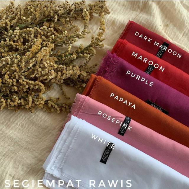 TERMURAH JILBAB SEGIEMPAT SAUDIA RAWIS PART 2 (1KG MUAT 12PCS)