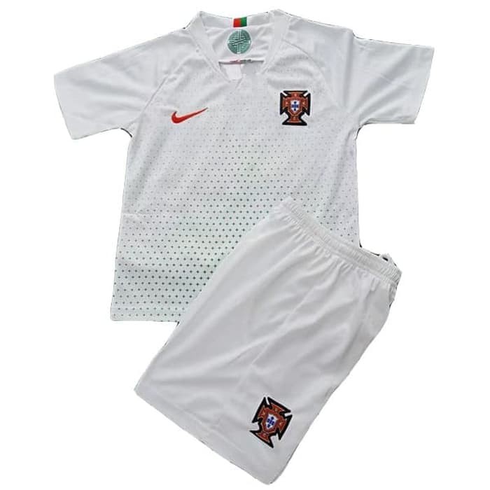 Super - Jersey Baju Kaos Kids Anak Kecil Portugal Away Piala Dunia 2018 Grade - [DNY]