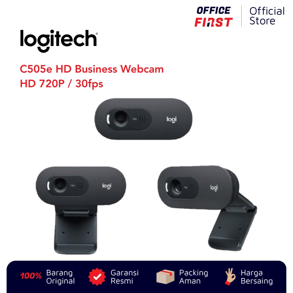 Logitech C505e HD Business Webcam 720p 30fps Noise Reducing C 505 C505