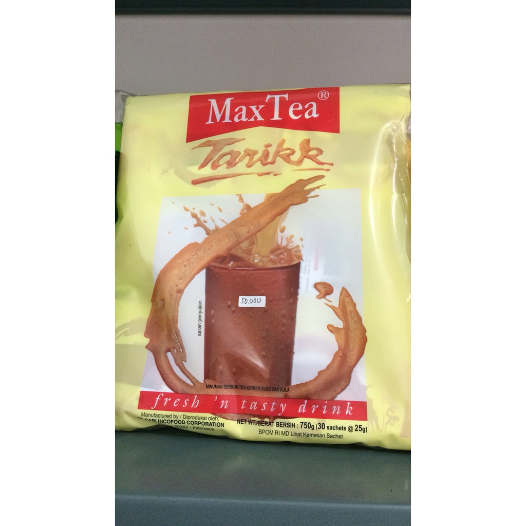 

Maxtea teh tarik 30 sachet / max tea - tth720